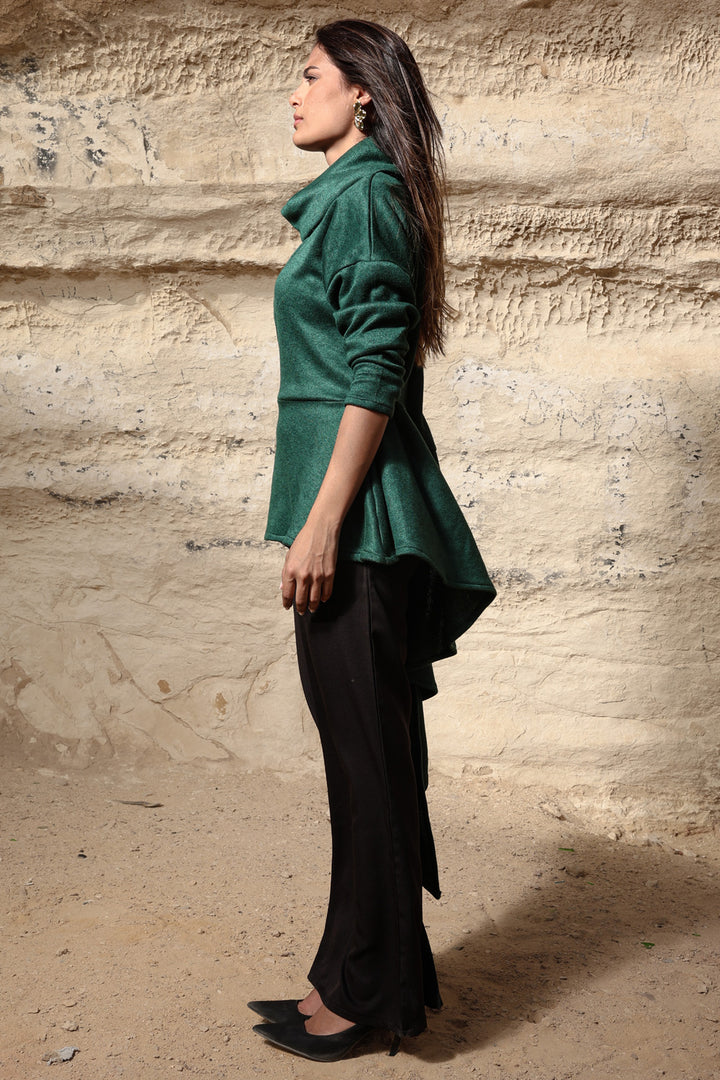 Draped Asymmetric Top