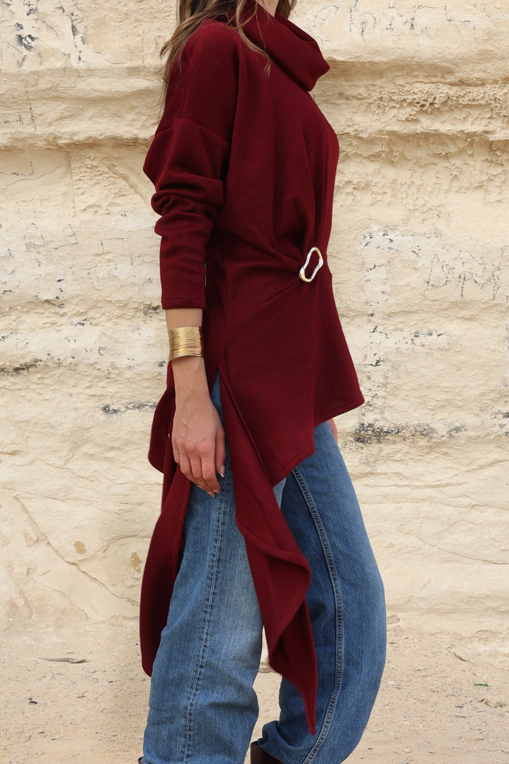 Draped Asymmetric Top