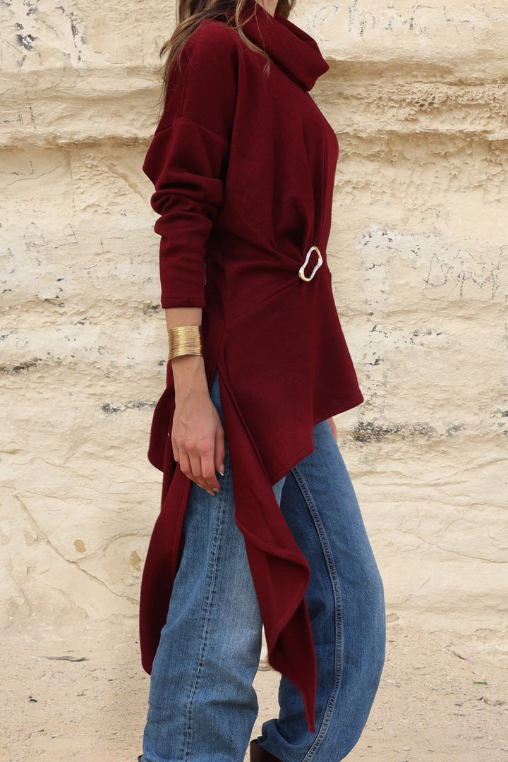 Draped Asymmetric Top