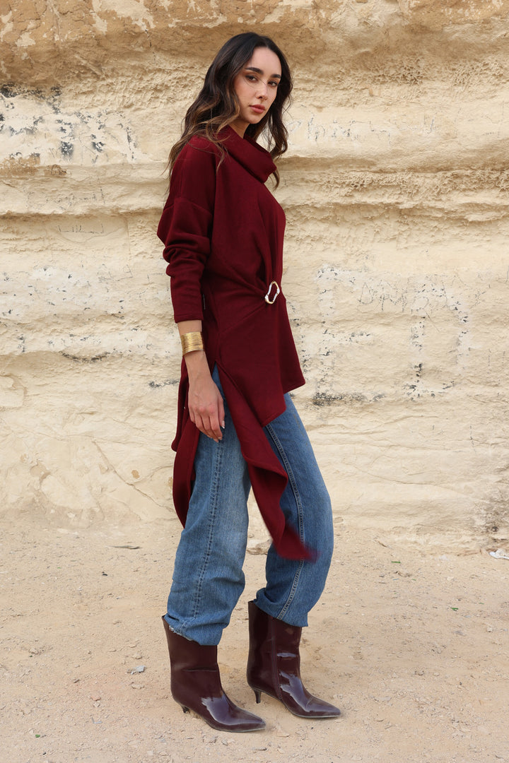 Draped Asymmetric Top