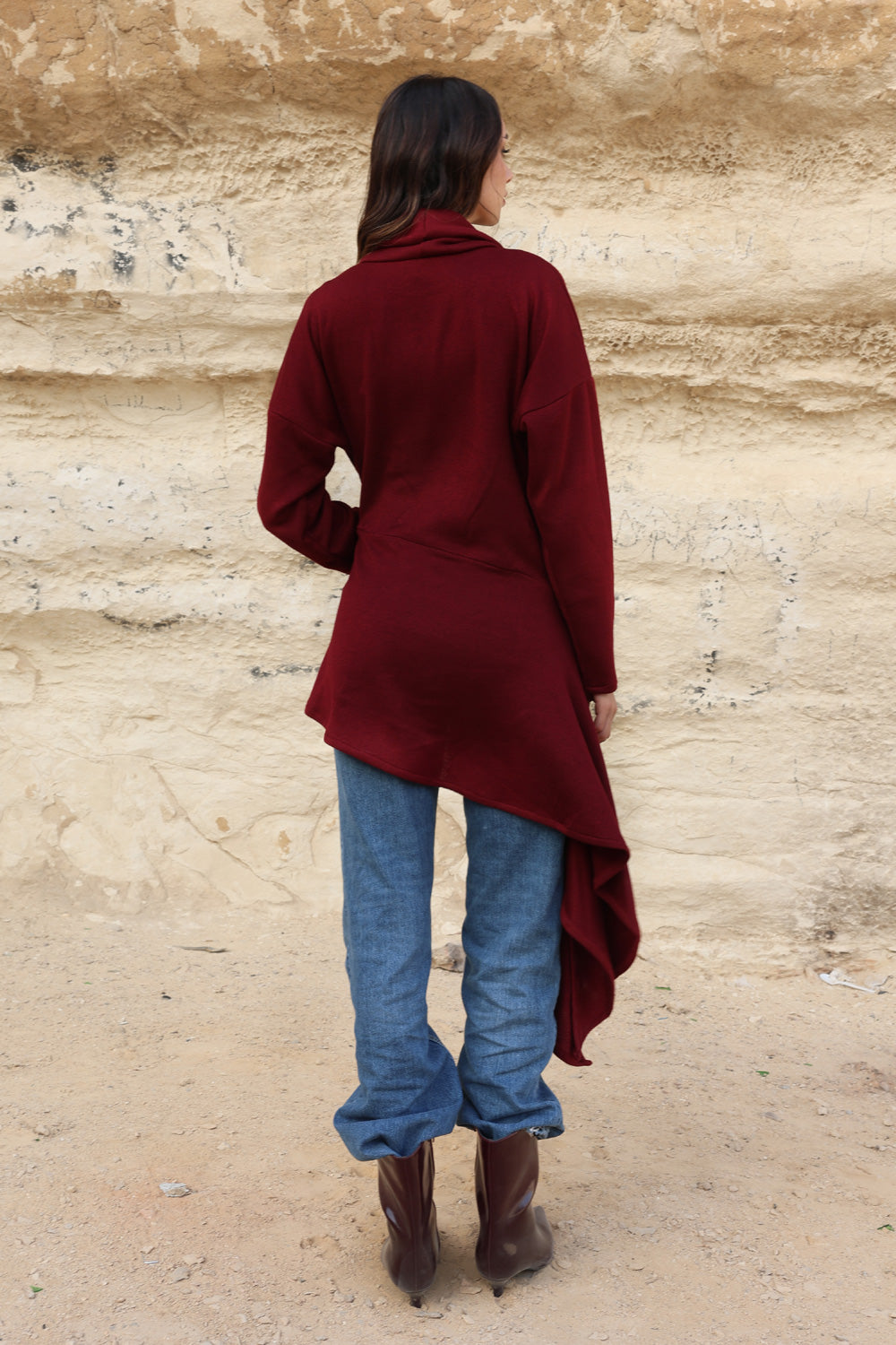 Draped Asymmetric Top