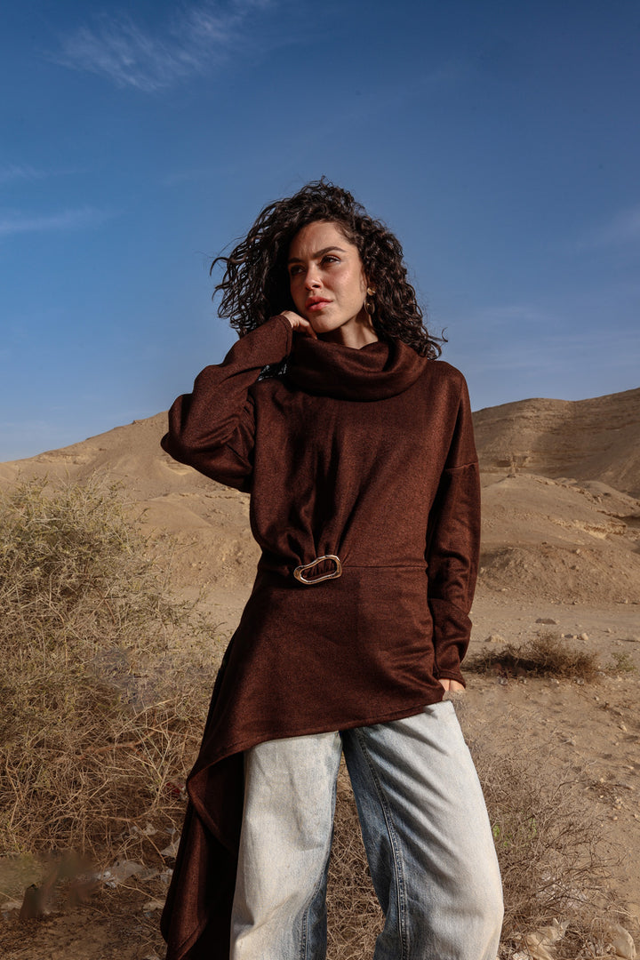 Draped Asymmetric Top