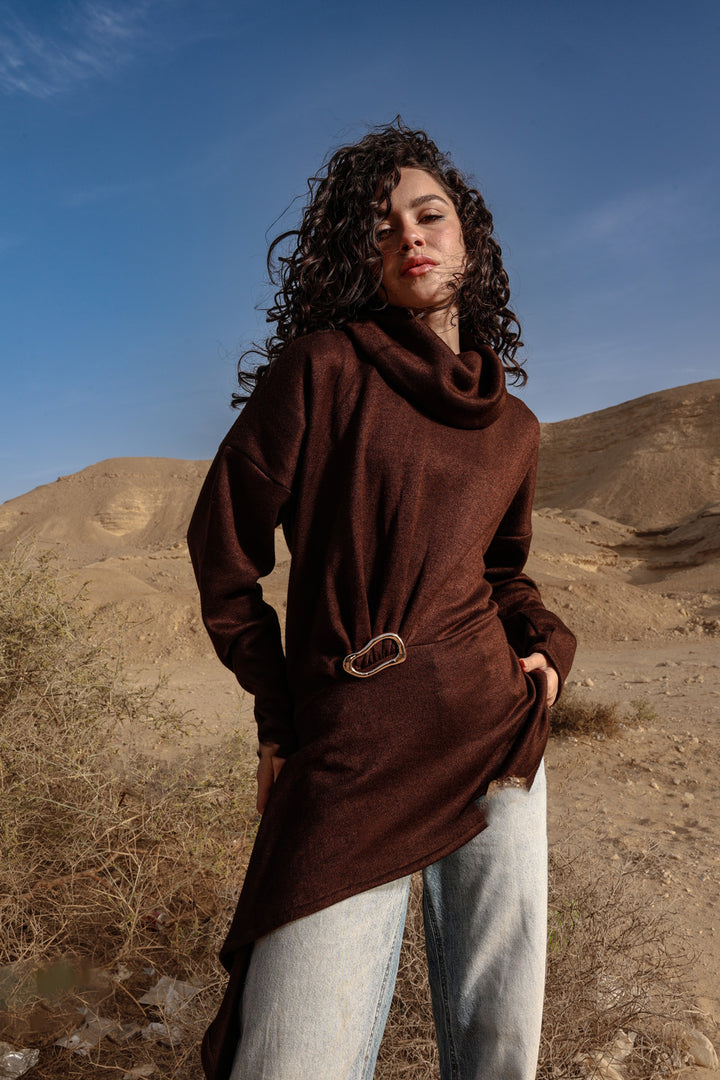 Draped Asymmetric Top