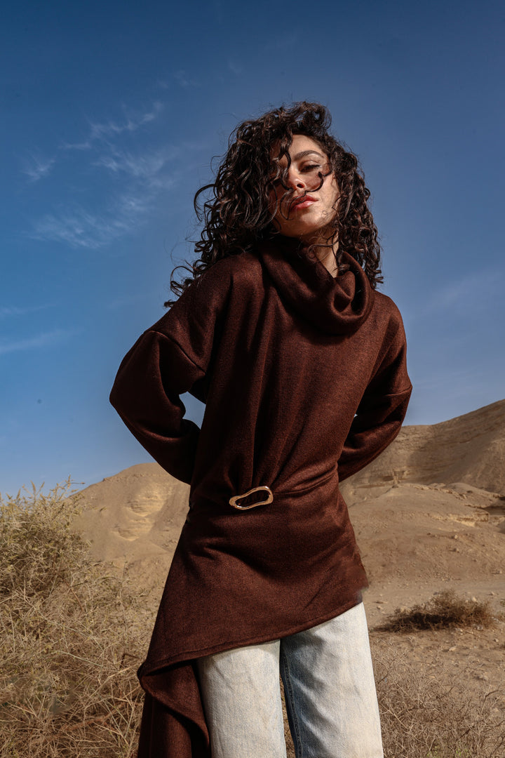 Draped Asymmetric Top