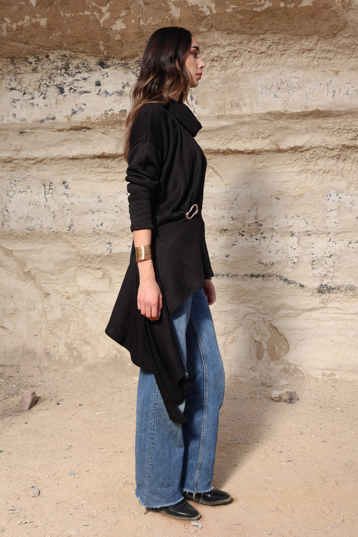 Draped Asymmetric Top