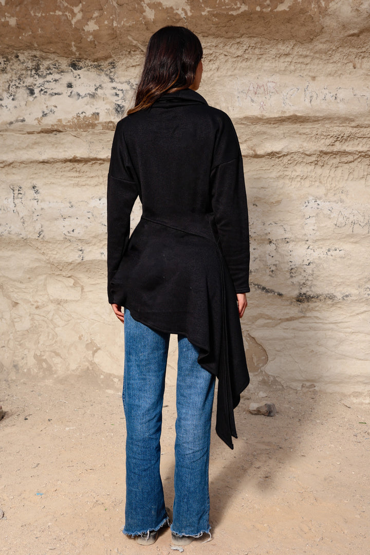 Draped Asymmetric Top