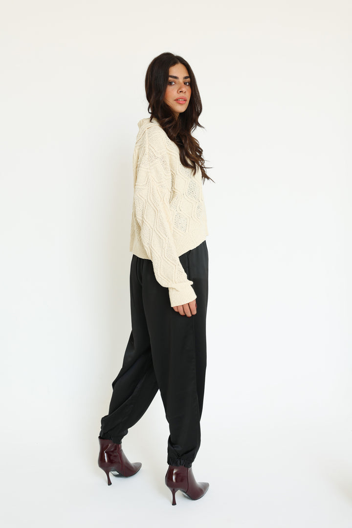 Creme Knit Sweater