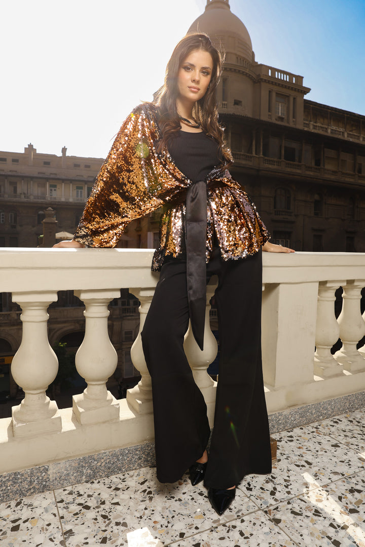 Bling bling jacket - Gold