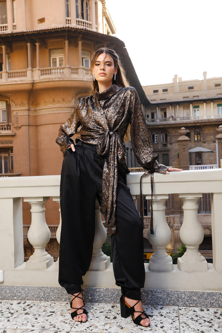 Shine Cuff Pants