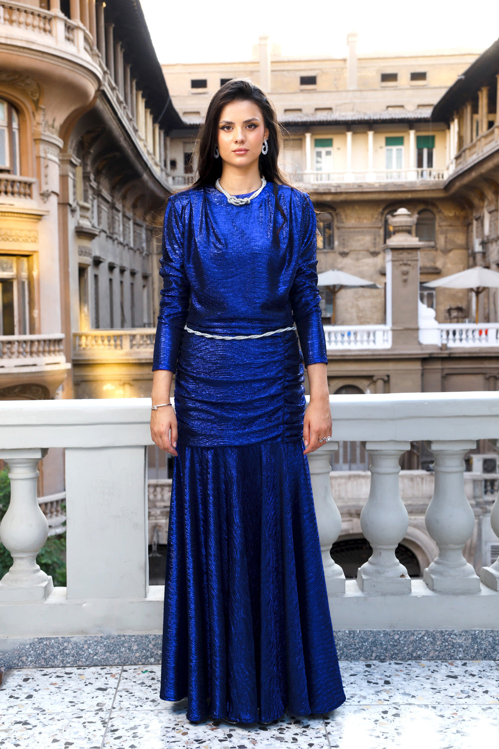 Glimma Dress - Blue