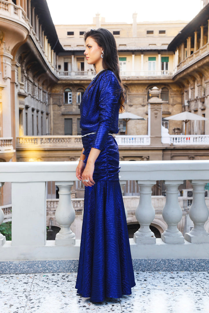 Glimma Dress - Blue