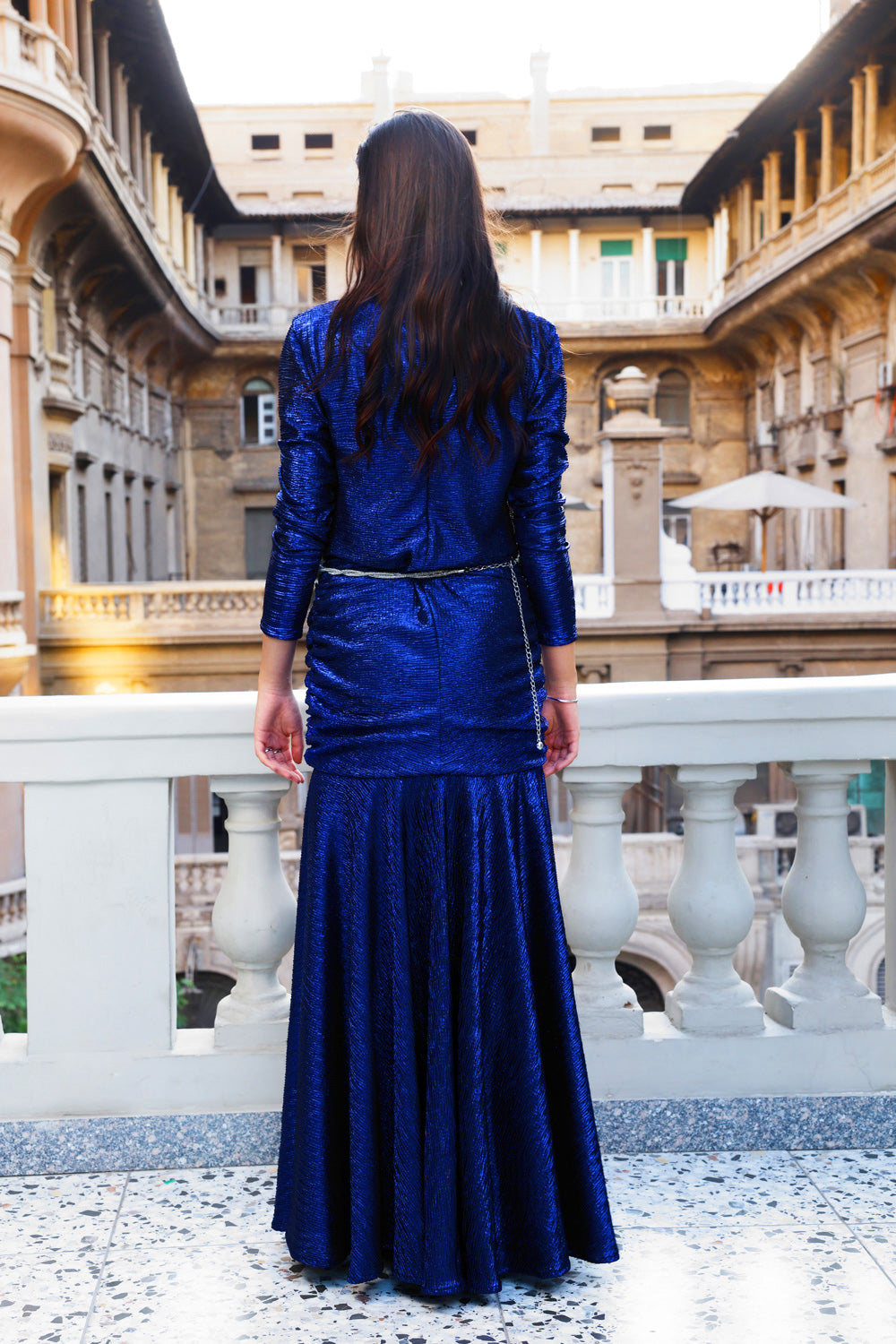 Glimma Dress - Blue