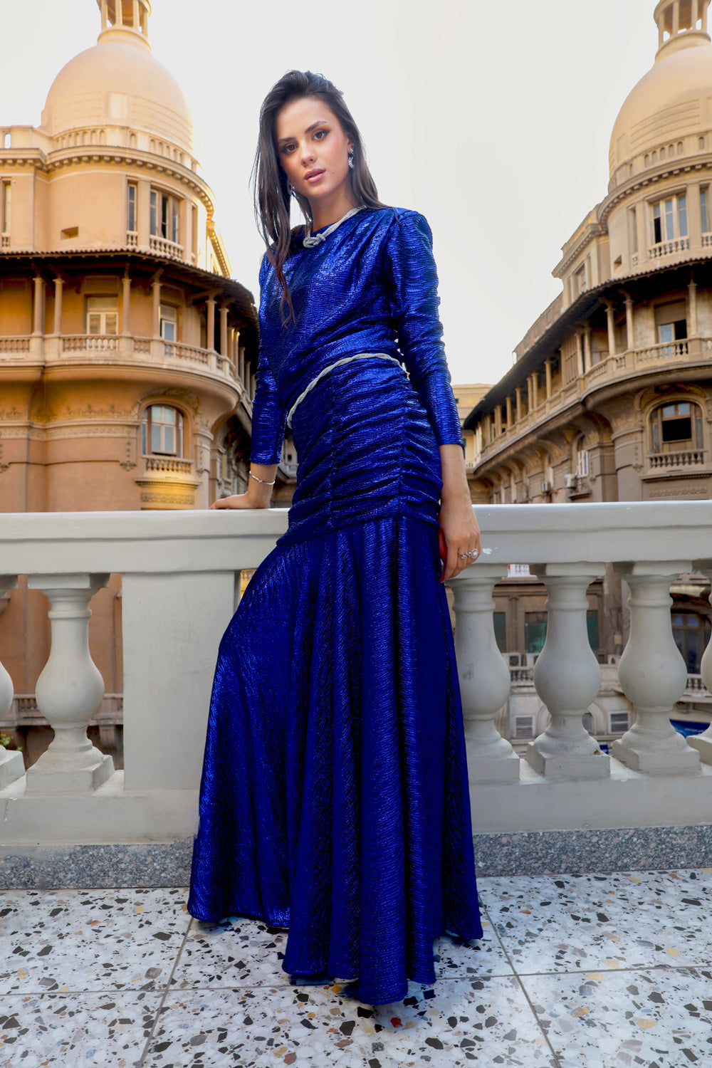 Glimma Dress - Blue