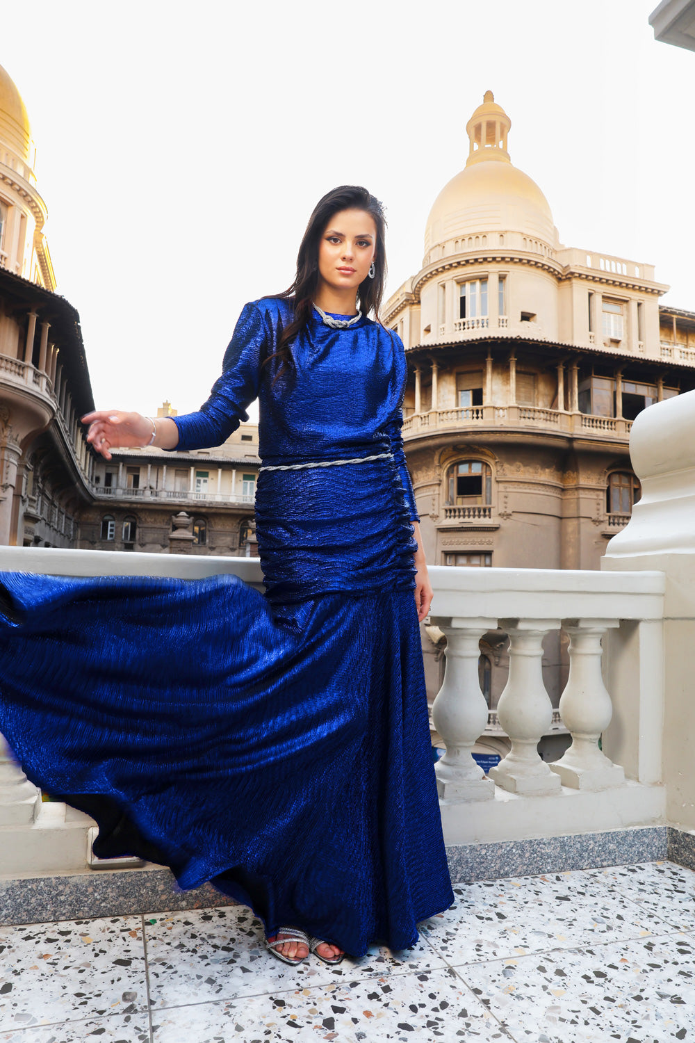Glimma Dress - Blue