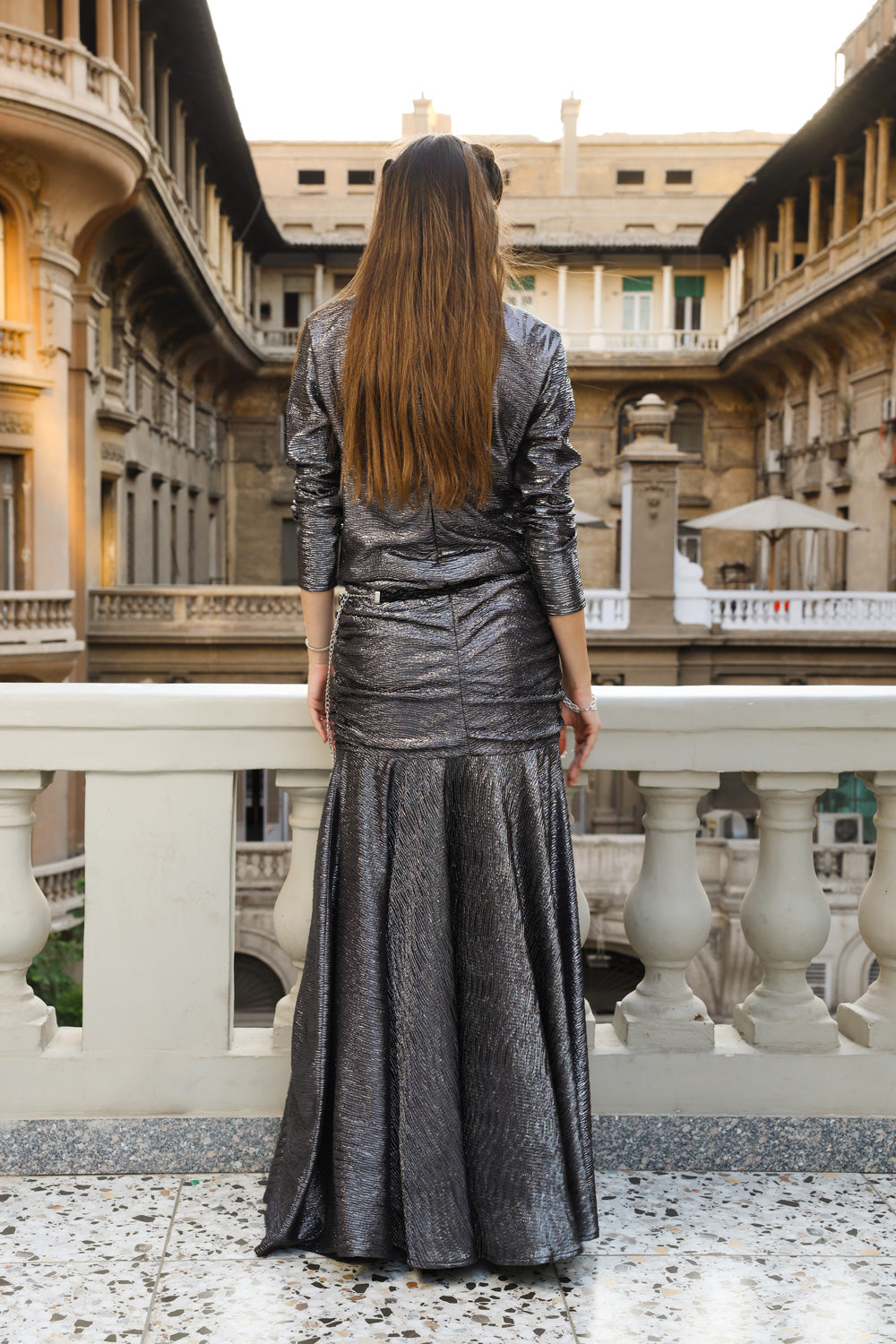 Glimma Dress - Silver