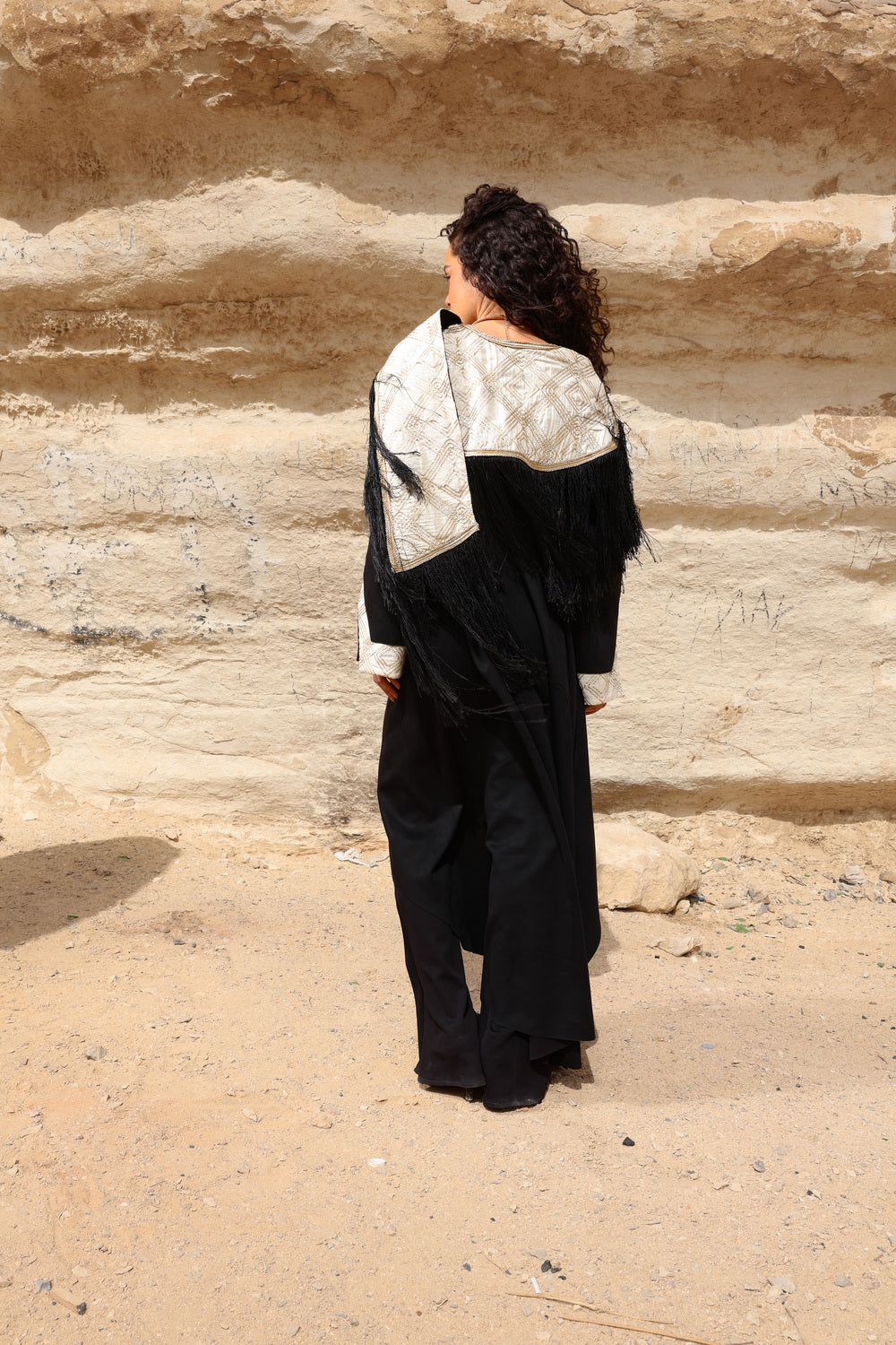 Lail kaftan with scraf