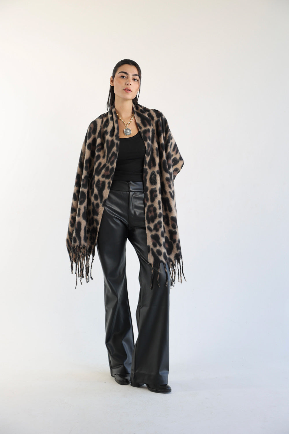 Animal Print Warm Scarf