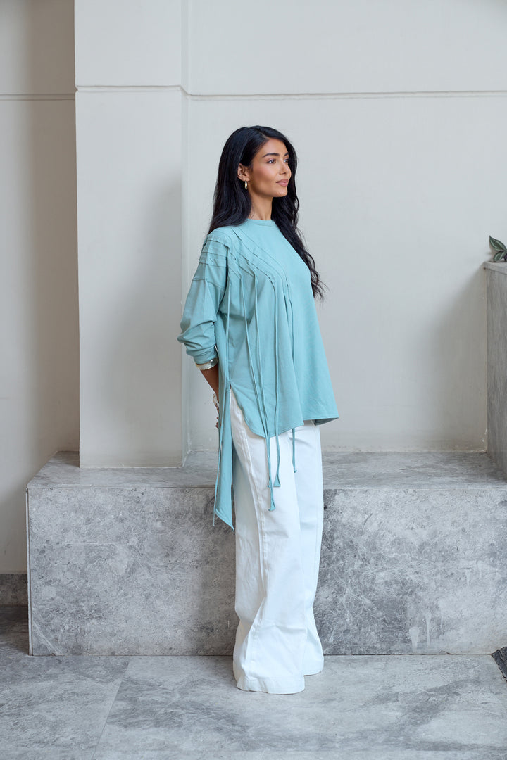 Fringes Cotton T-shirt