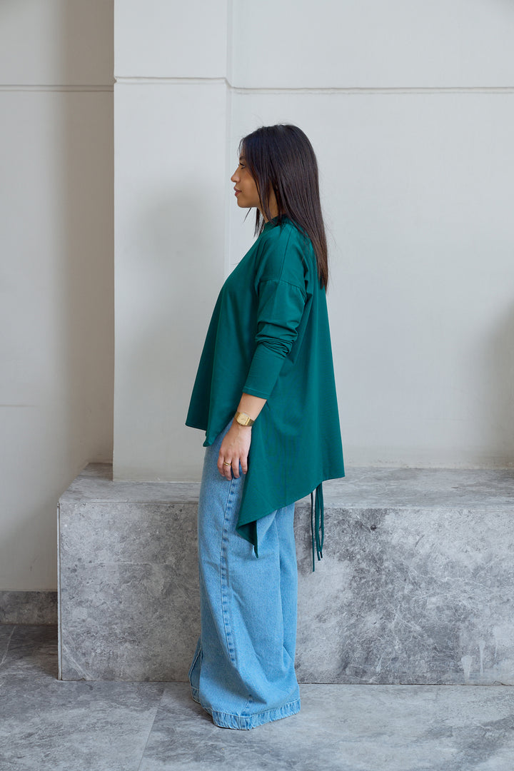 Fringes Cotton T-shirt