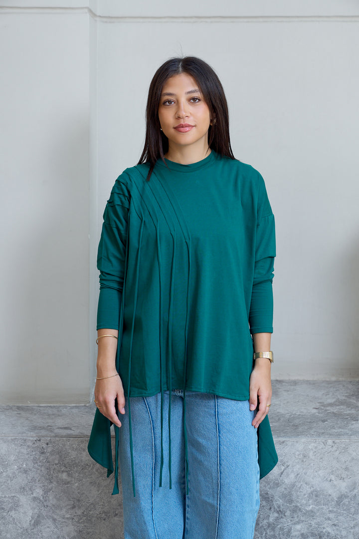 Fringes Cotton T-shirt