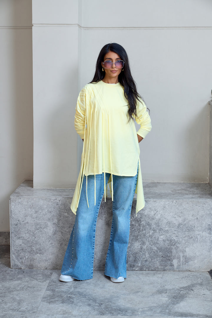 Fringes Cotton T-shirt