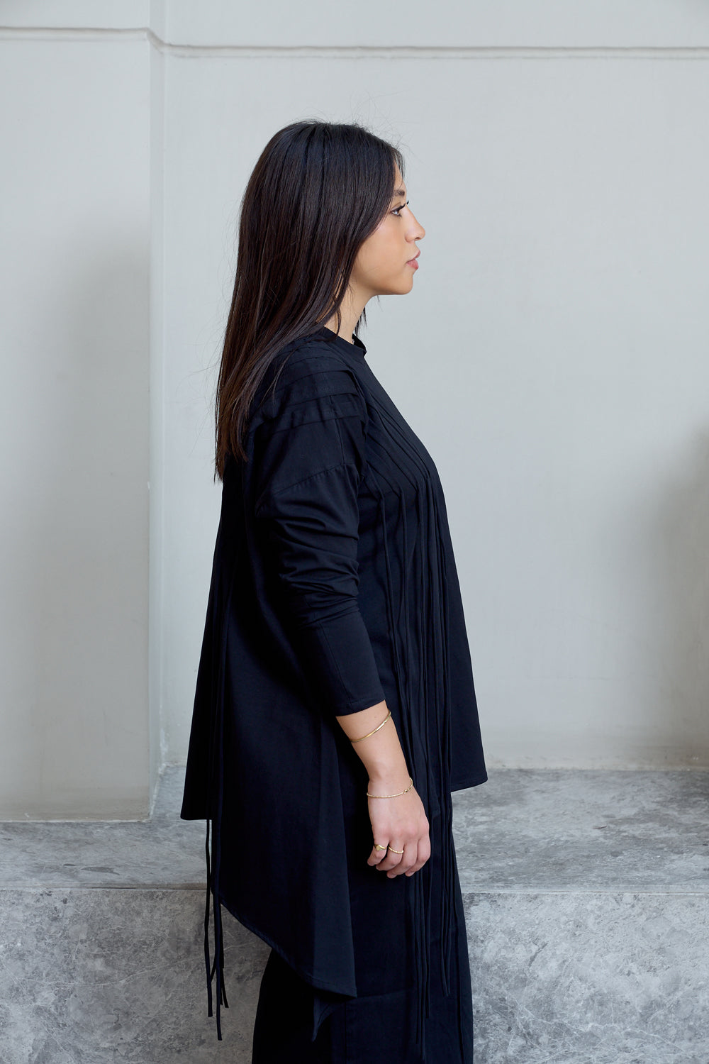 Fringes Cotton T-shirt