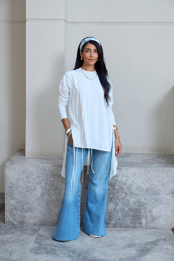 Fringes Cotton T-shirt