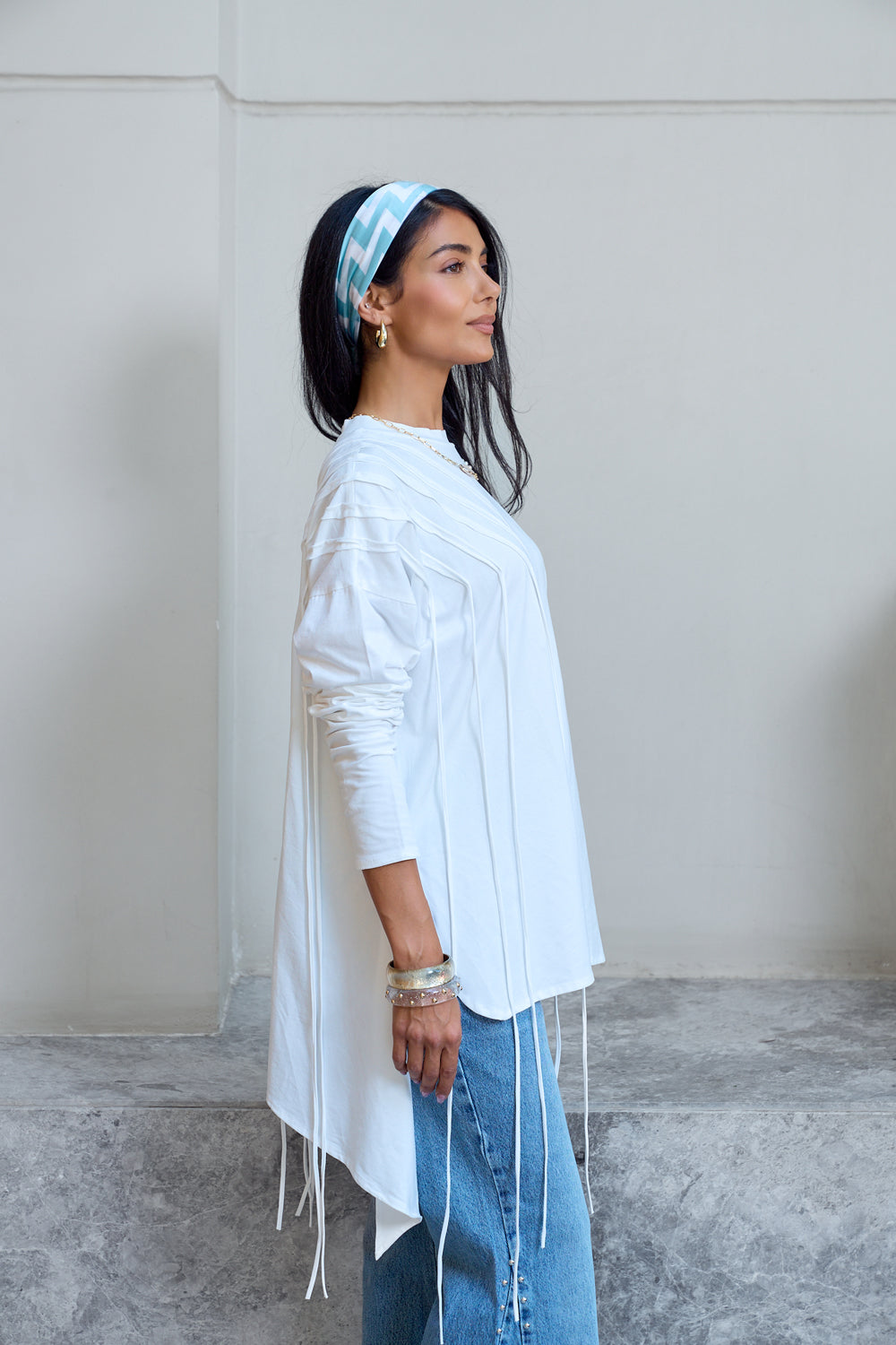Fringes Cotton T-shirt