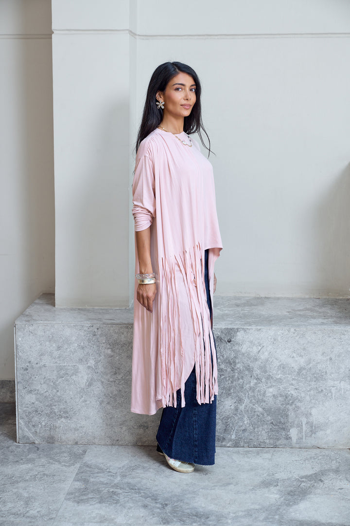 High-low Fringes Top