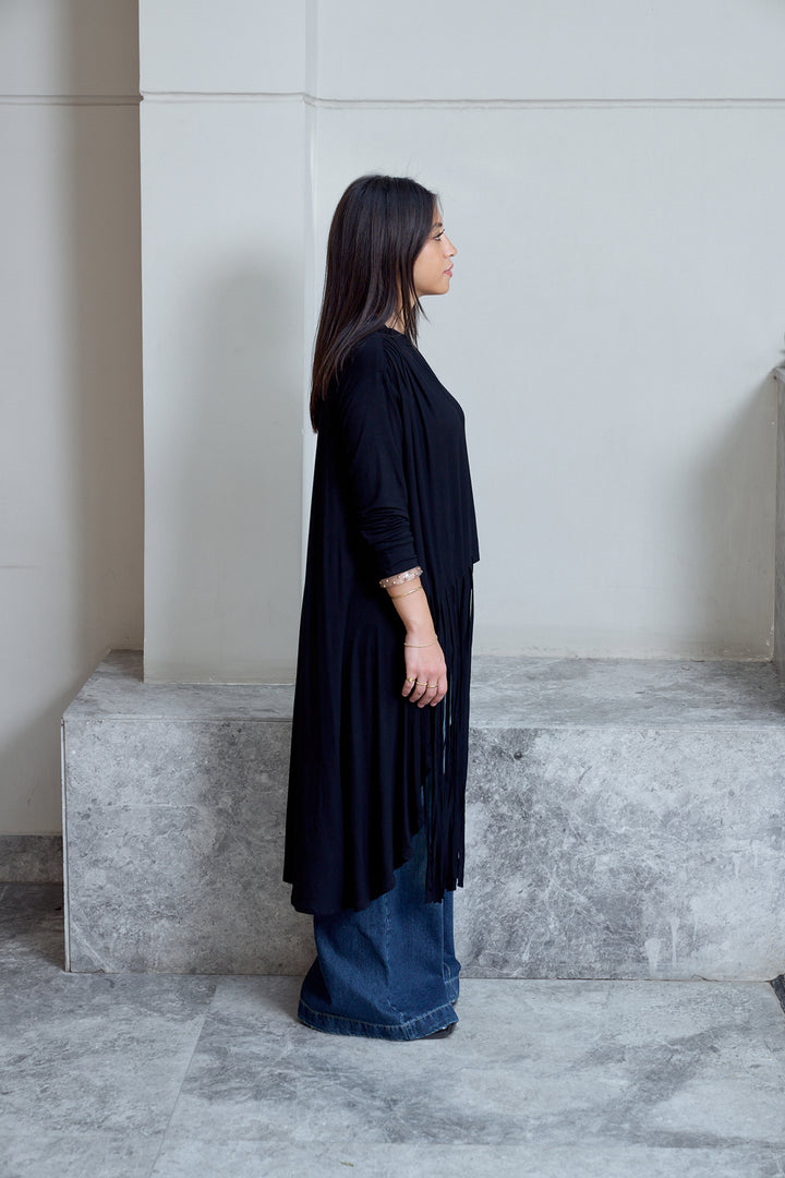 High-low Fringes Top