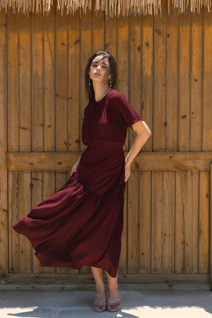 Lumi dress - Burgundy