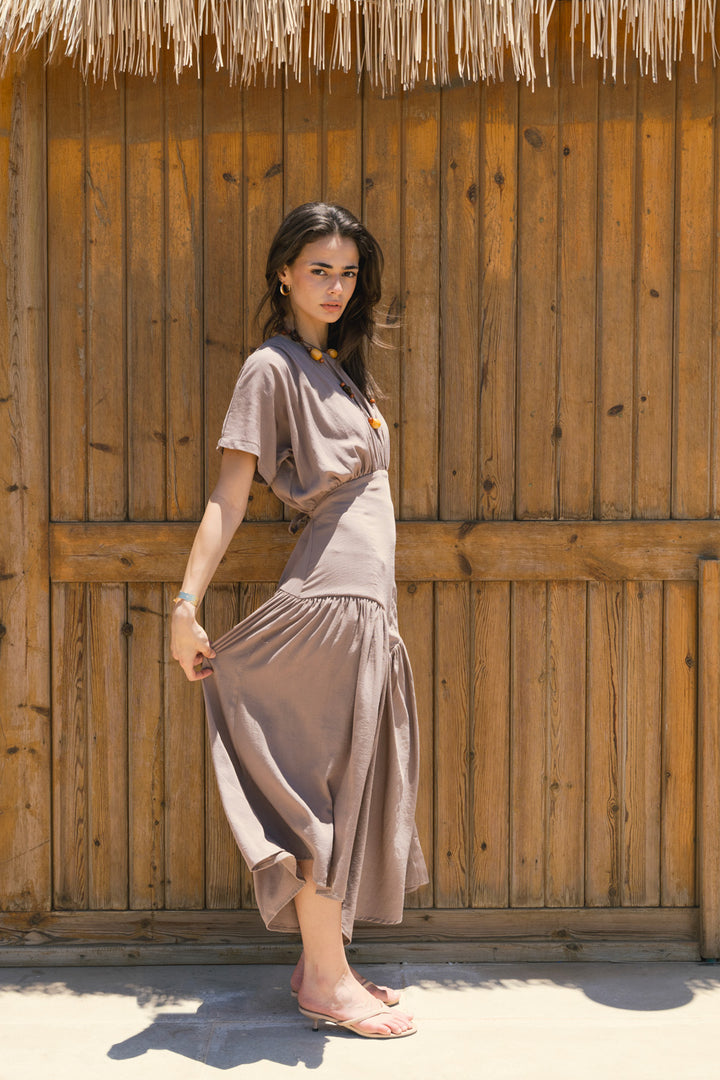 Lumi dress - Tanned Beige