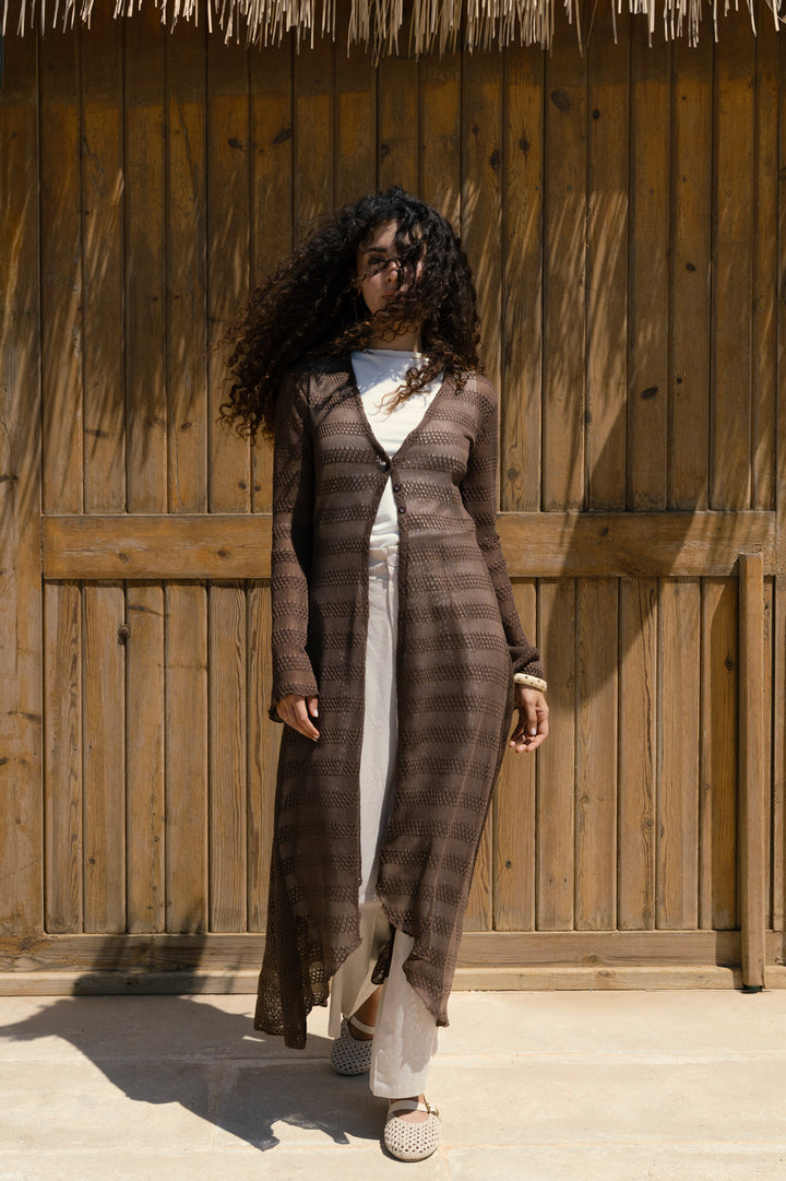 Sol Cardigan - Brown