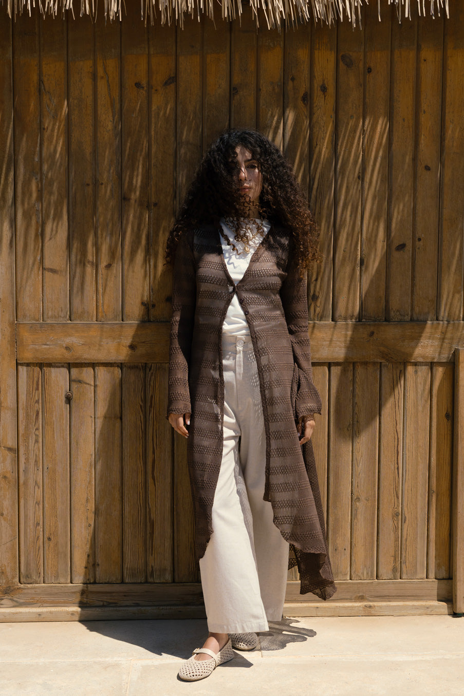 Sol Cardigan - Brown