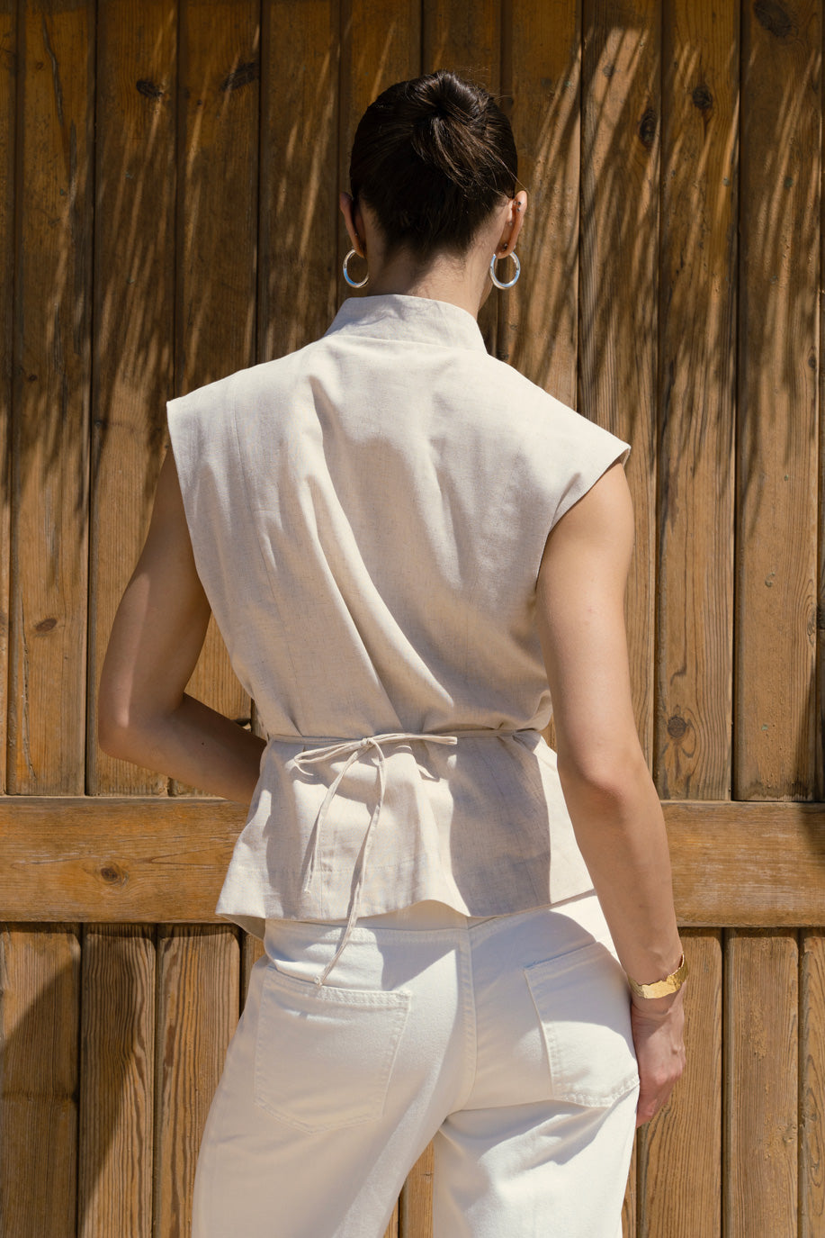 Contour vest - Beige
