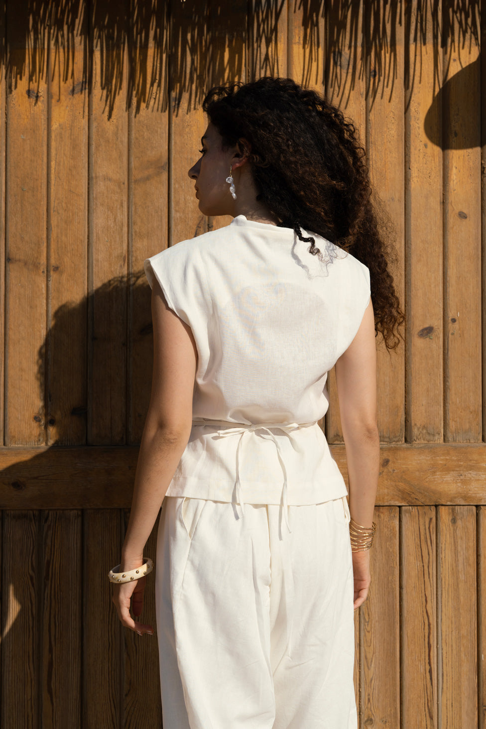 Contour vest - Offwhite