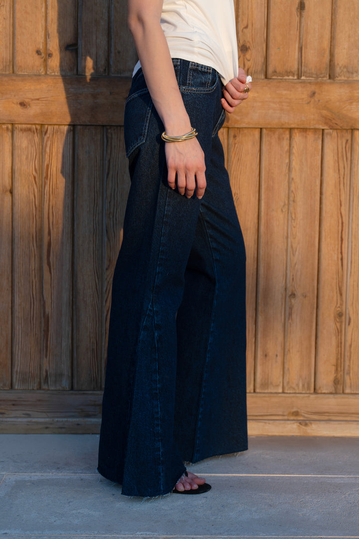 Midrise Flare jeans - Dark Blue