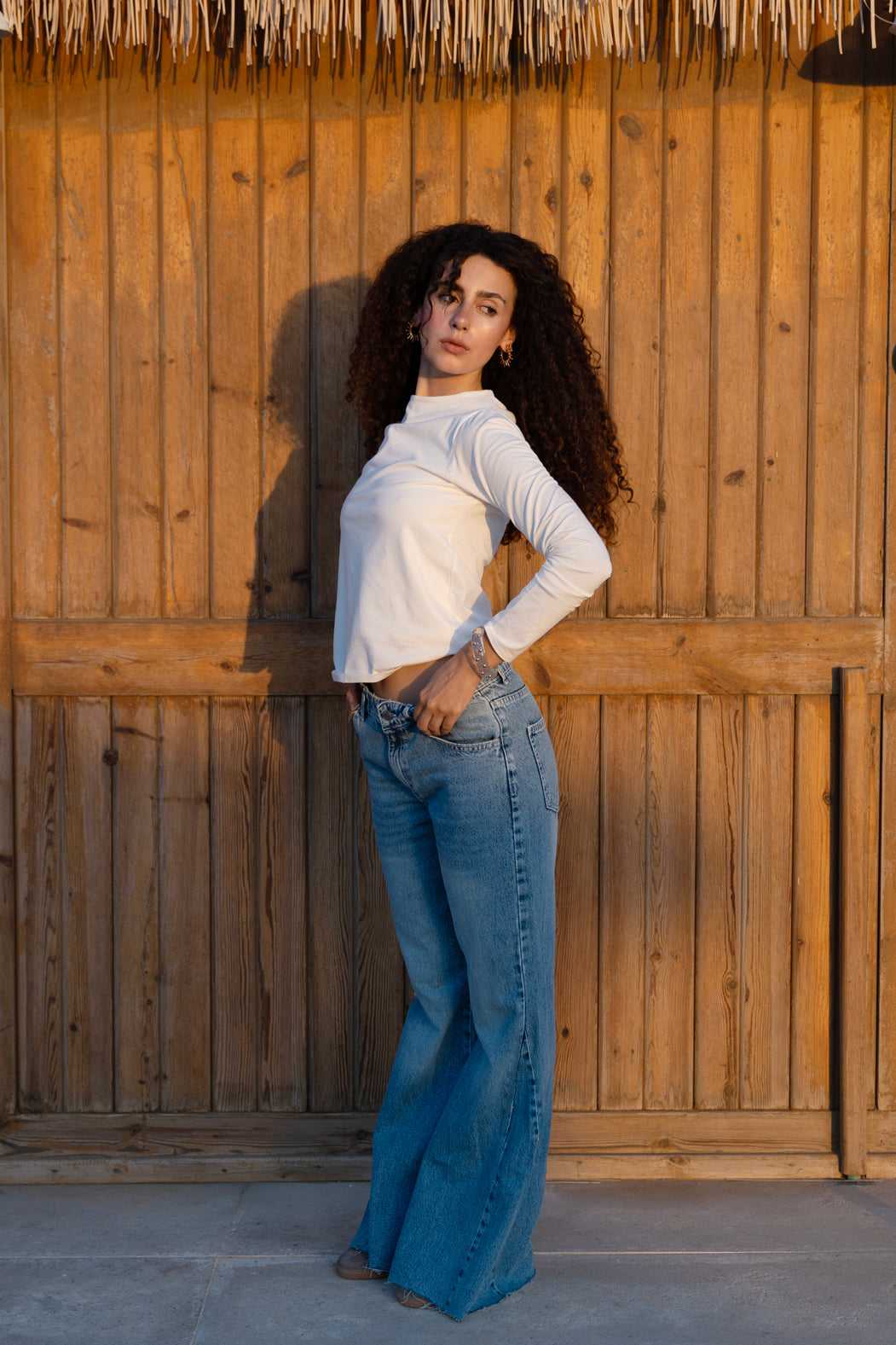 Midrise Flare jeans - Light Blue