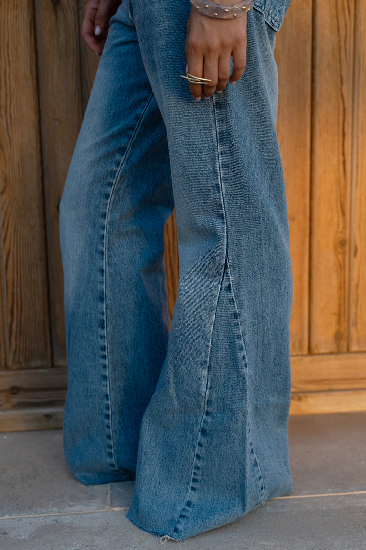 Midrise Flare jeans - Light Blue