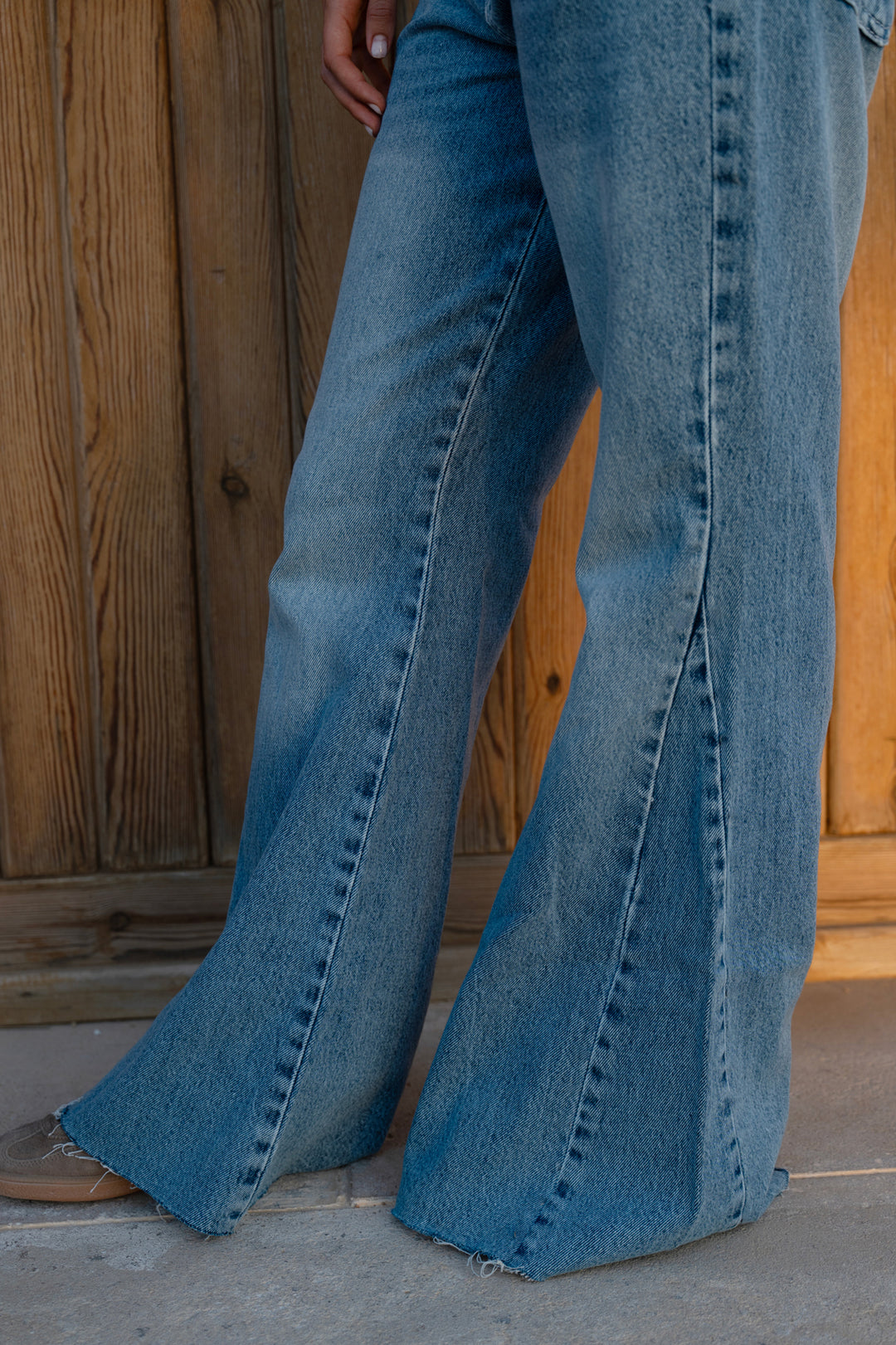 Midrise Flare jeans - Light Blue