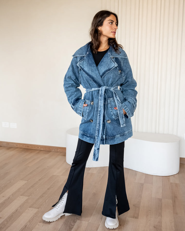 Denim/Fur jacket