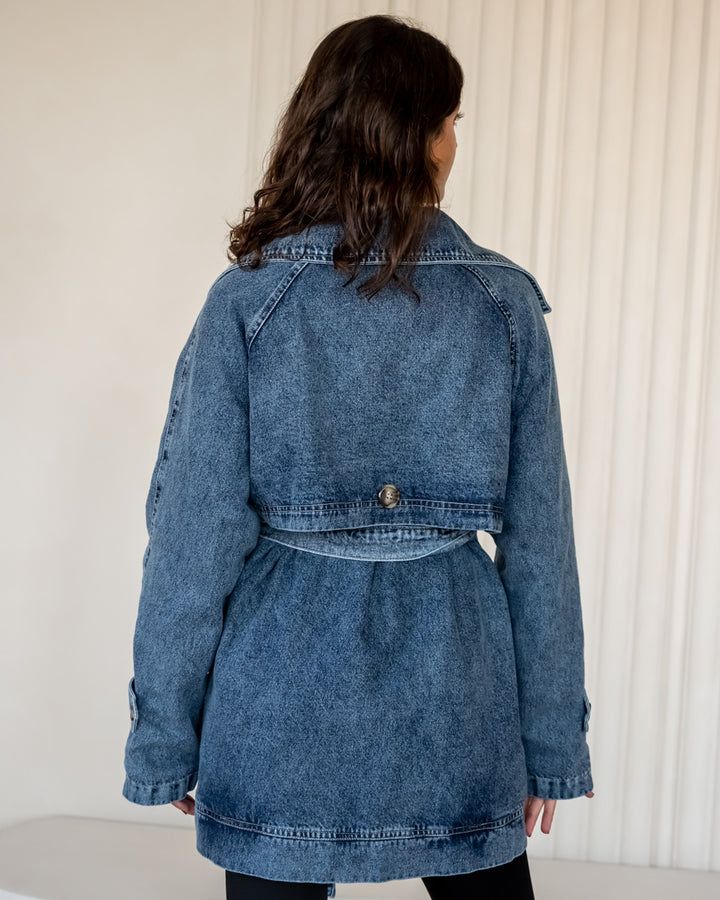 Denim/Fur jacket