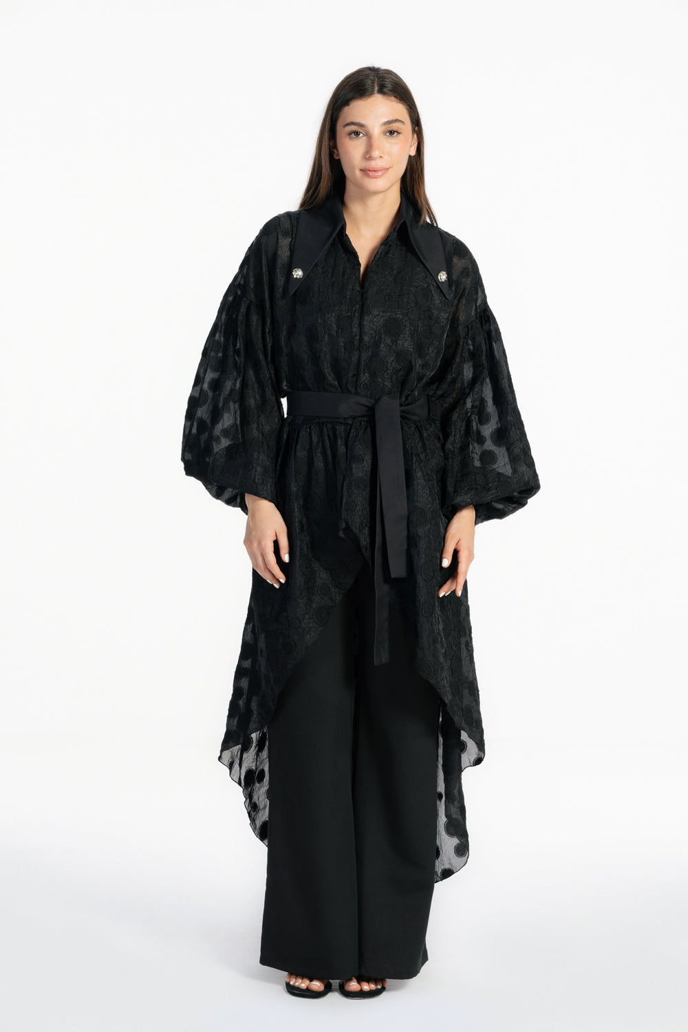 Sheer Muse Cardigan - Black