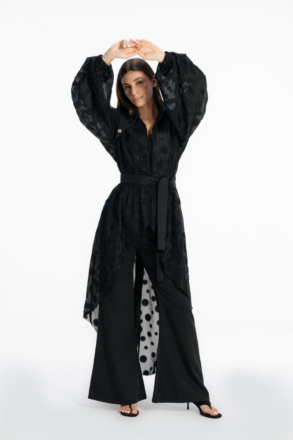 Sheer Muse Cardigan - Black