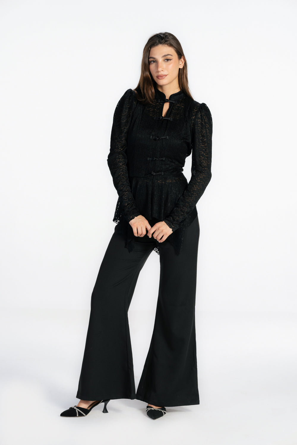 Allure Lace top - Black