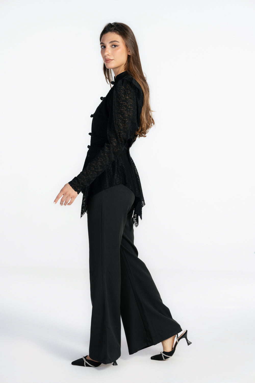 Allure Lace top - Black