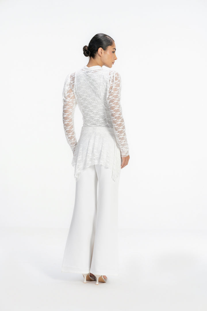 Allure Lace top - White
