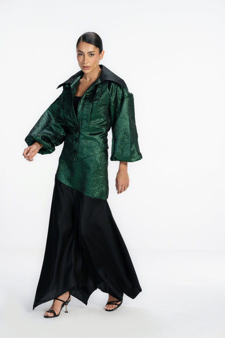 Shadow line Skirt - Green