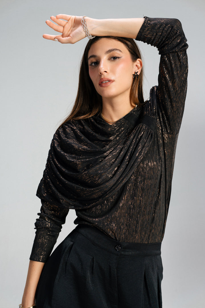 Drape Muse Top - Oxide