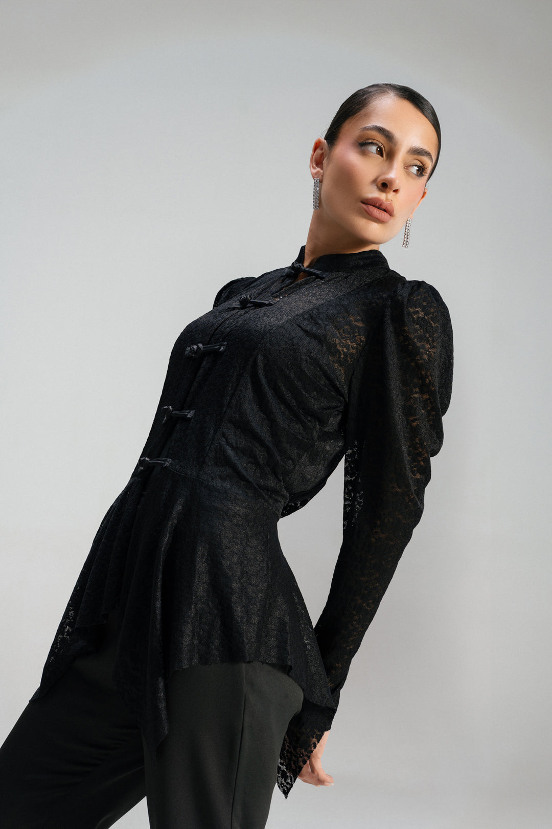 Allure Lace top - Black